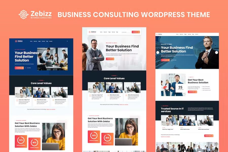 ZEBIZZ – BUSINESS CONSULTING WORDPRESS THEME